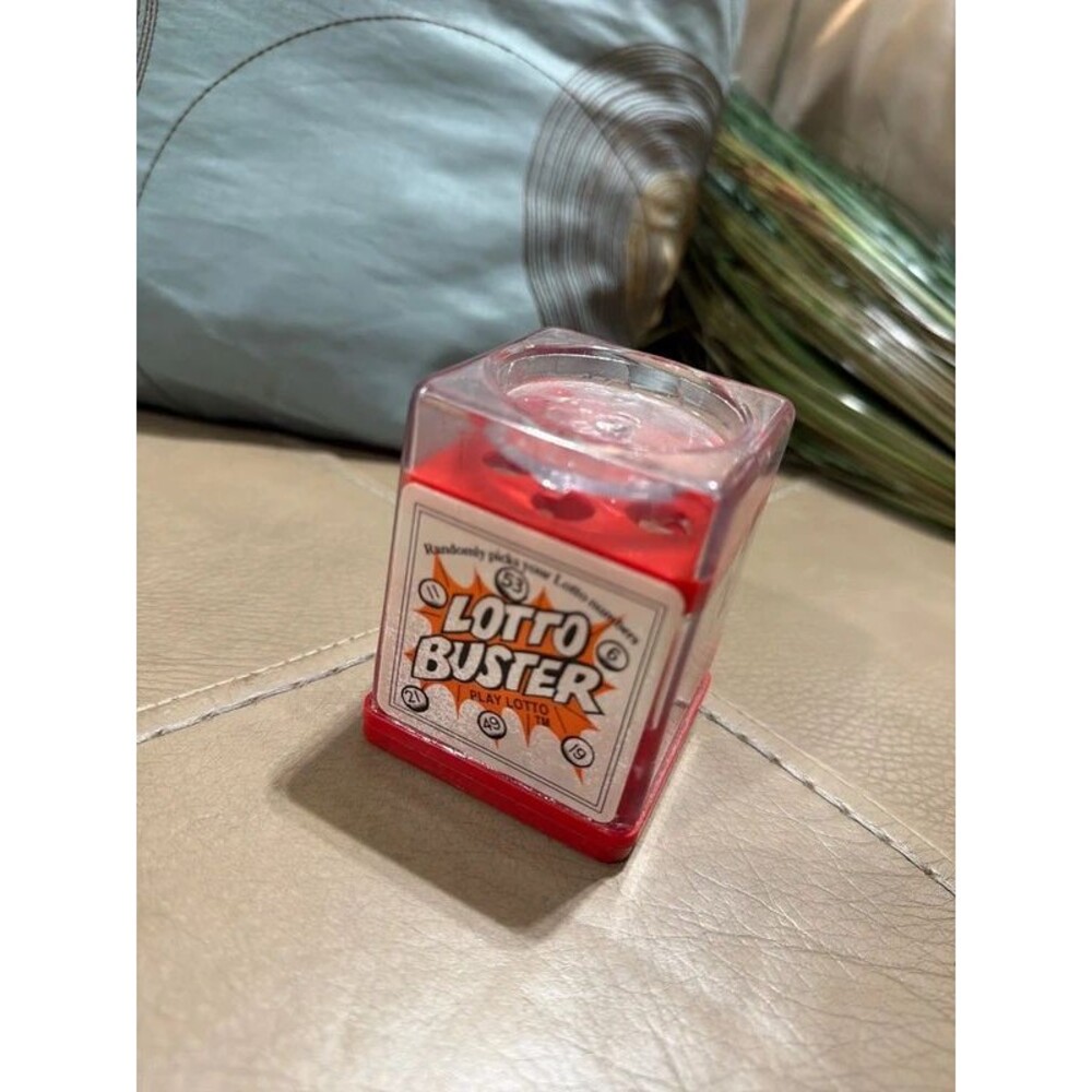 vintage Lotto Buster lottery number selector game